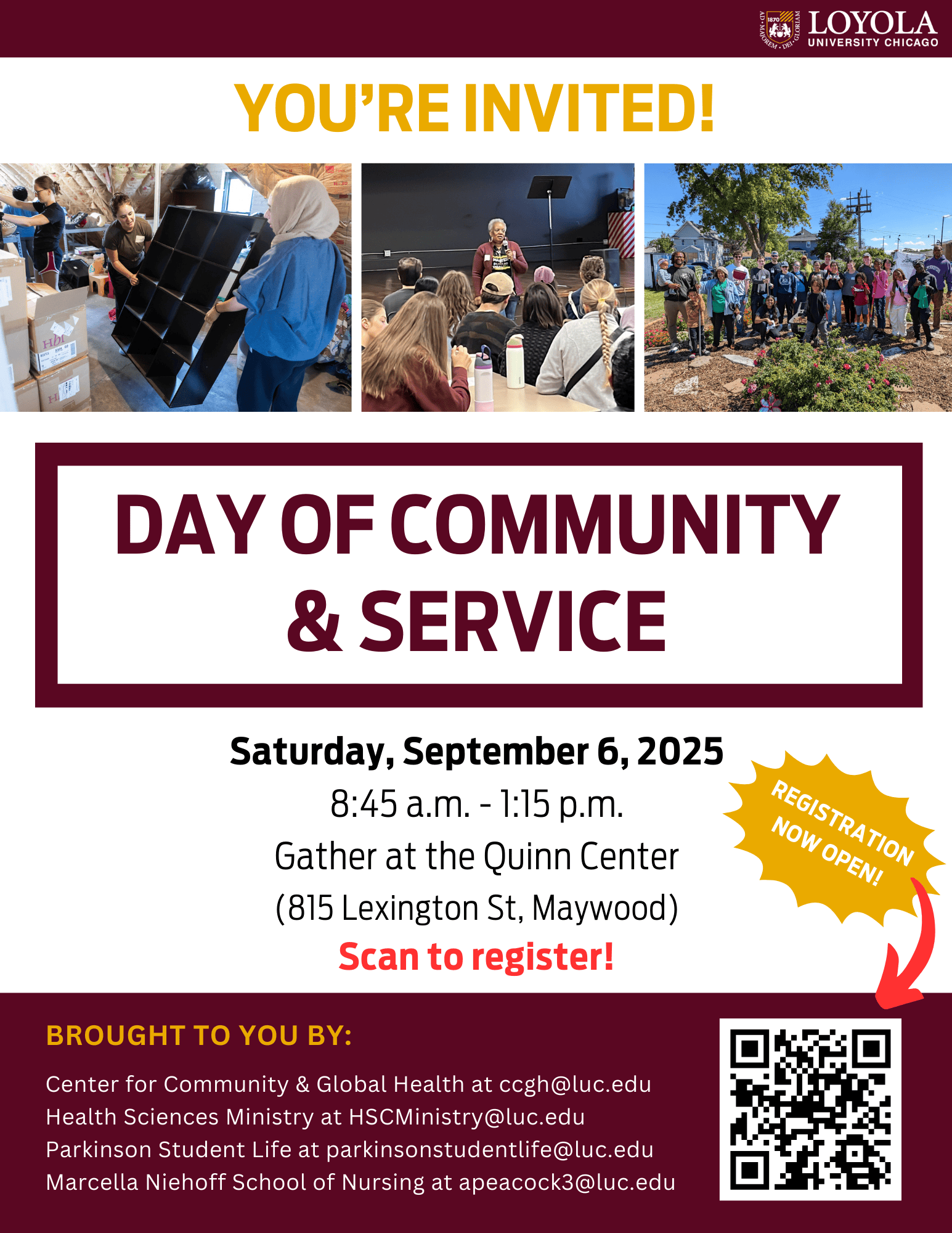 Register for the 2025 Day of Community & Service!